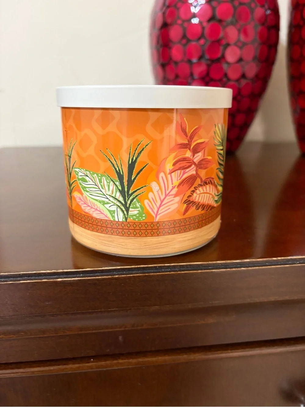 Bath & Body Works Mango Papaya Paradise Candle - Orange
